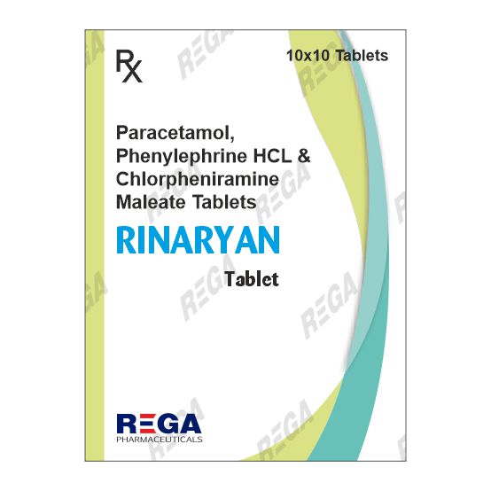 Paracetemol, phenylphirne Hcl & chlorpheniramine maleate  Tablets